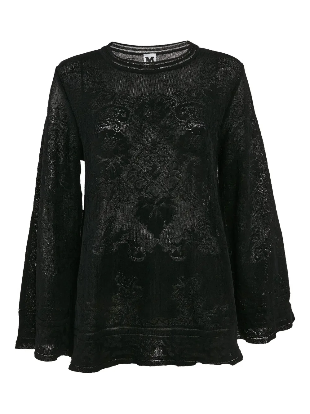 Missoni Pre-Owned floral knit top | Black | Image 1