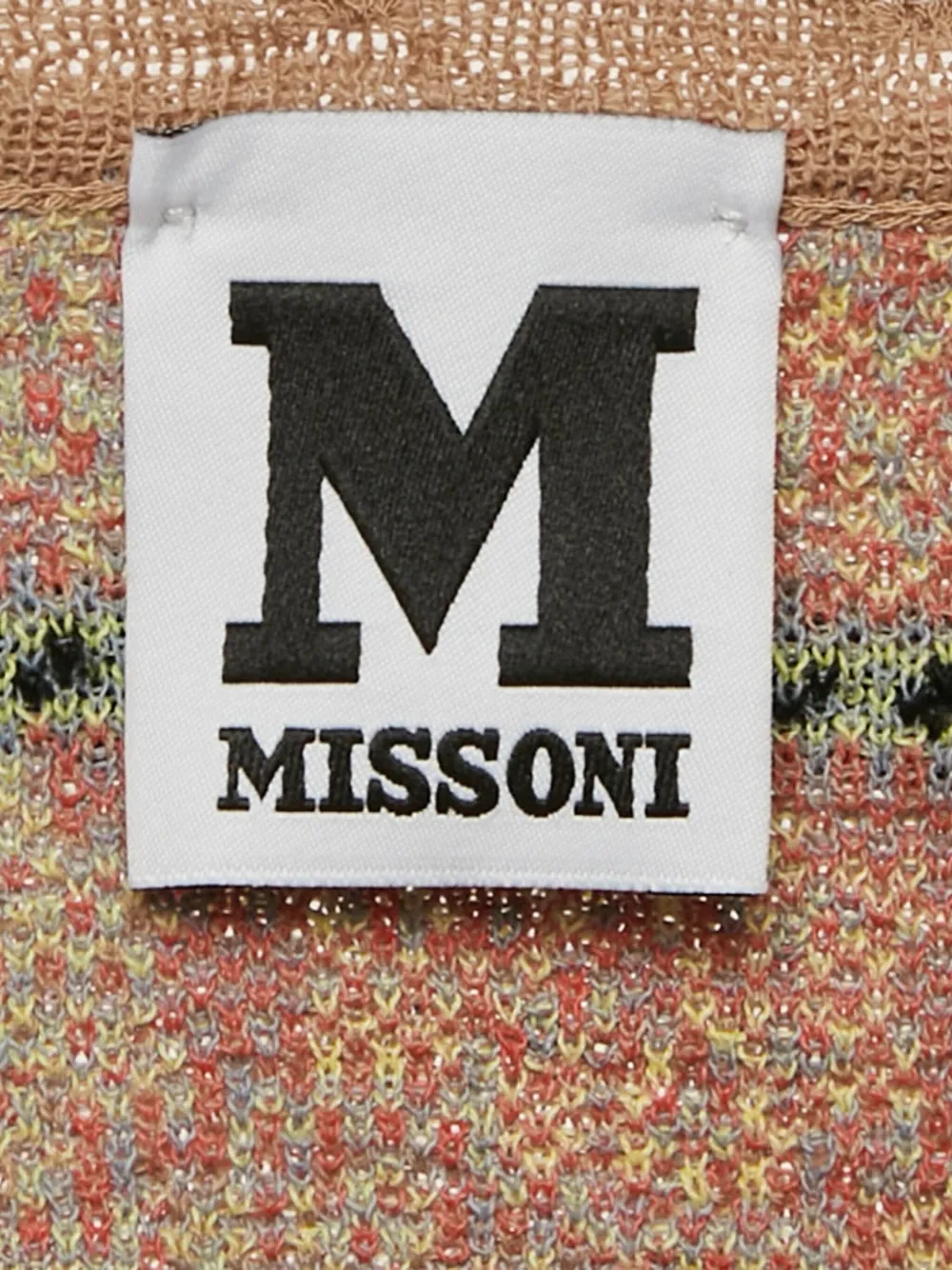 Pre-owned Missoni Pointelle-stripe Sweater In Neutral