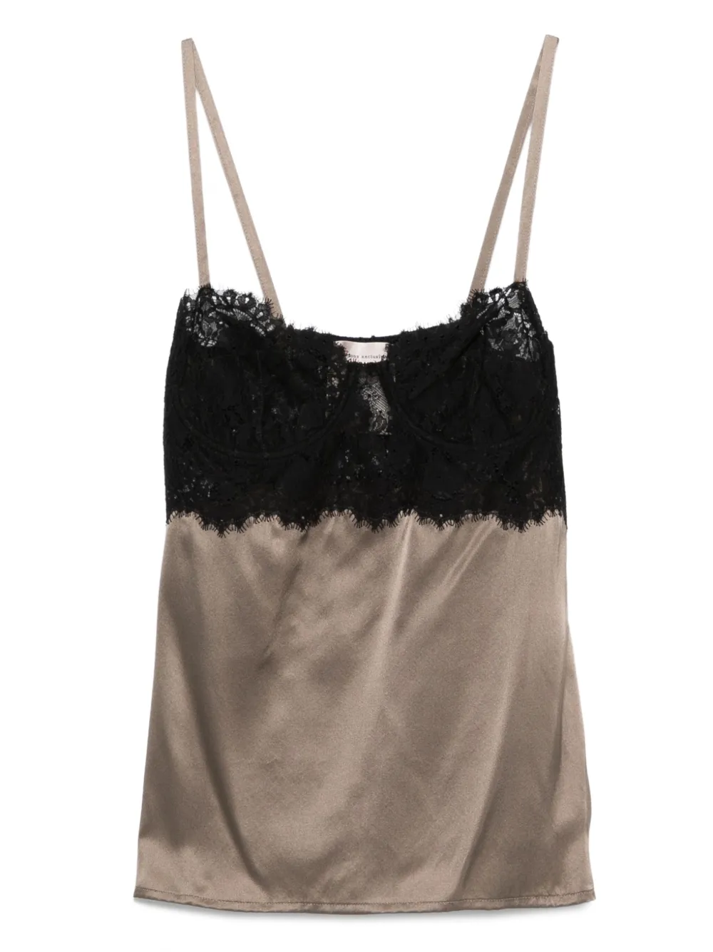 Semicouture Zijden top Grijs