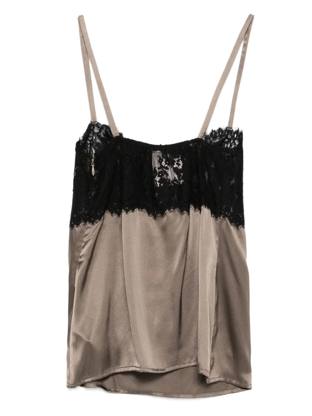 Semicouture Zijden top - Grijs