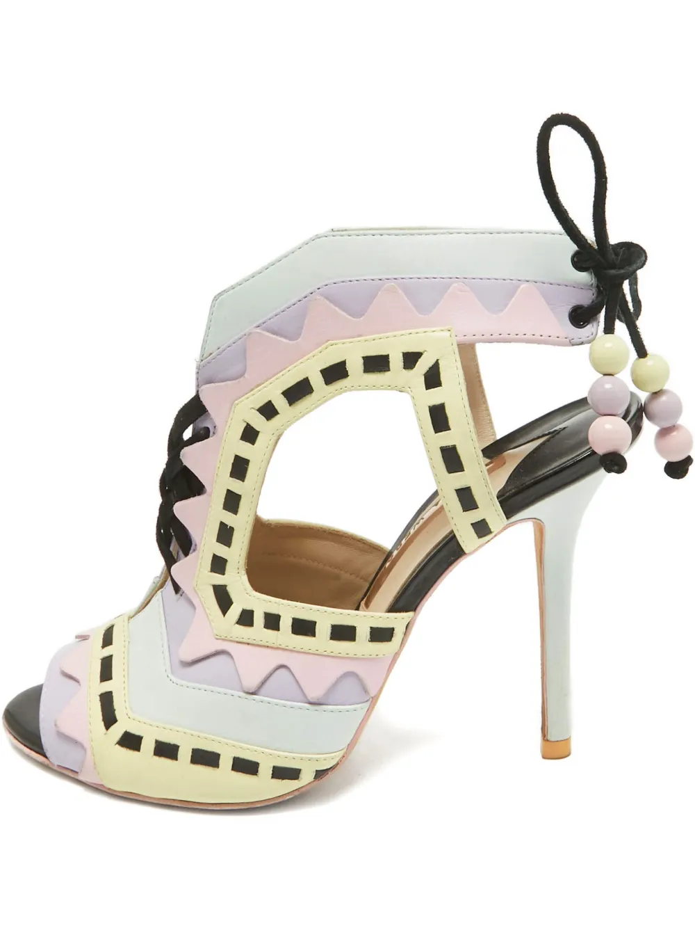 Sophia Webster Sandali Riko con dettaglio cut-out 110mm - Verde