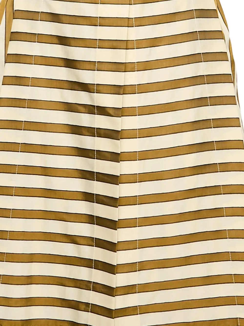 Fendi Pre-Owned Gestreepte midi-rok - Groen