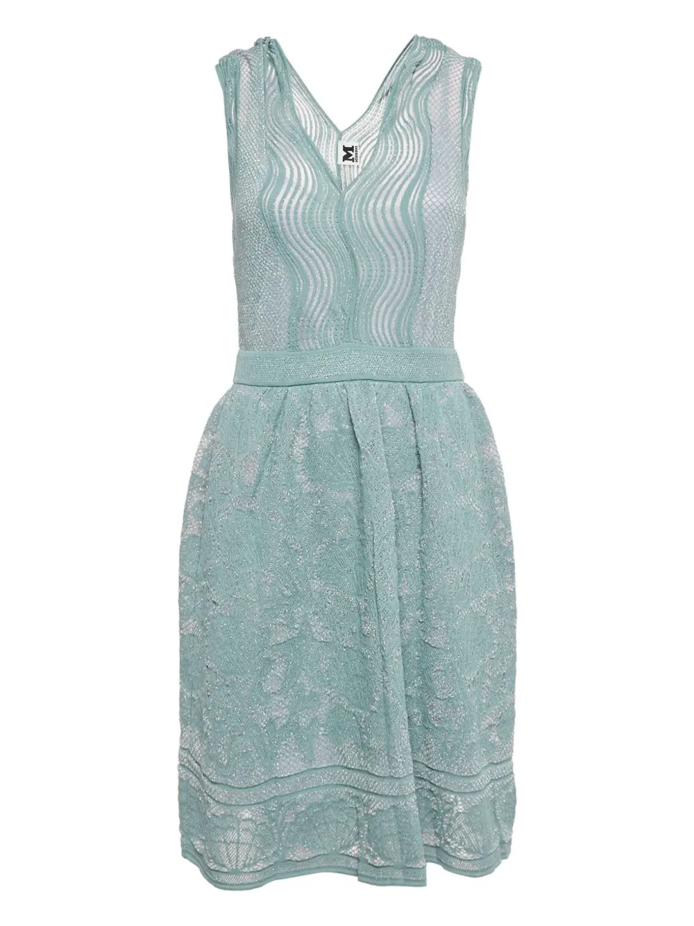Missoni Pre-Owned v-neck knitted dress | Blue | Image 1