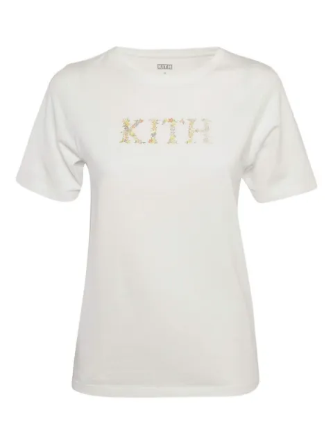KITH floral logo T-shirt