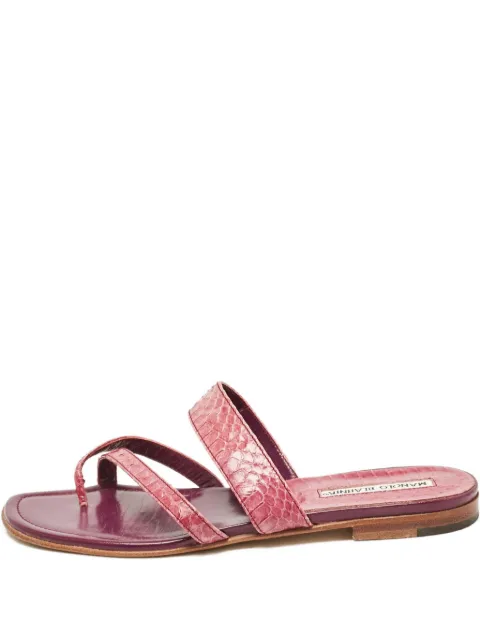 Manolo Blahnik Susa leather sandals