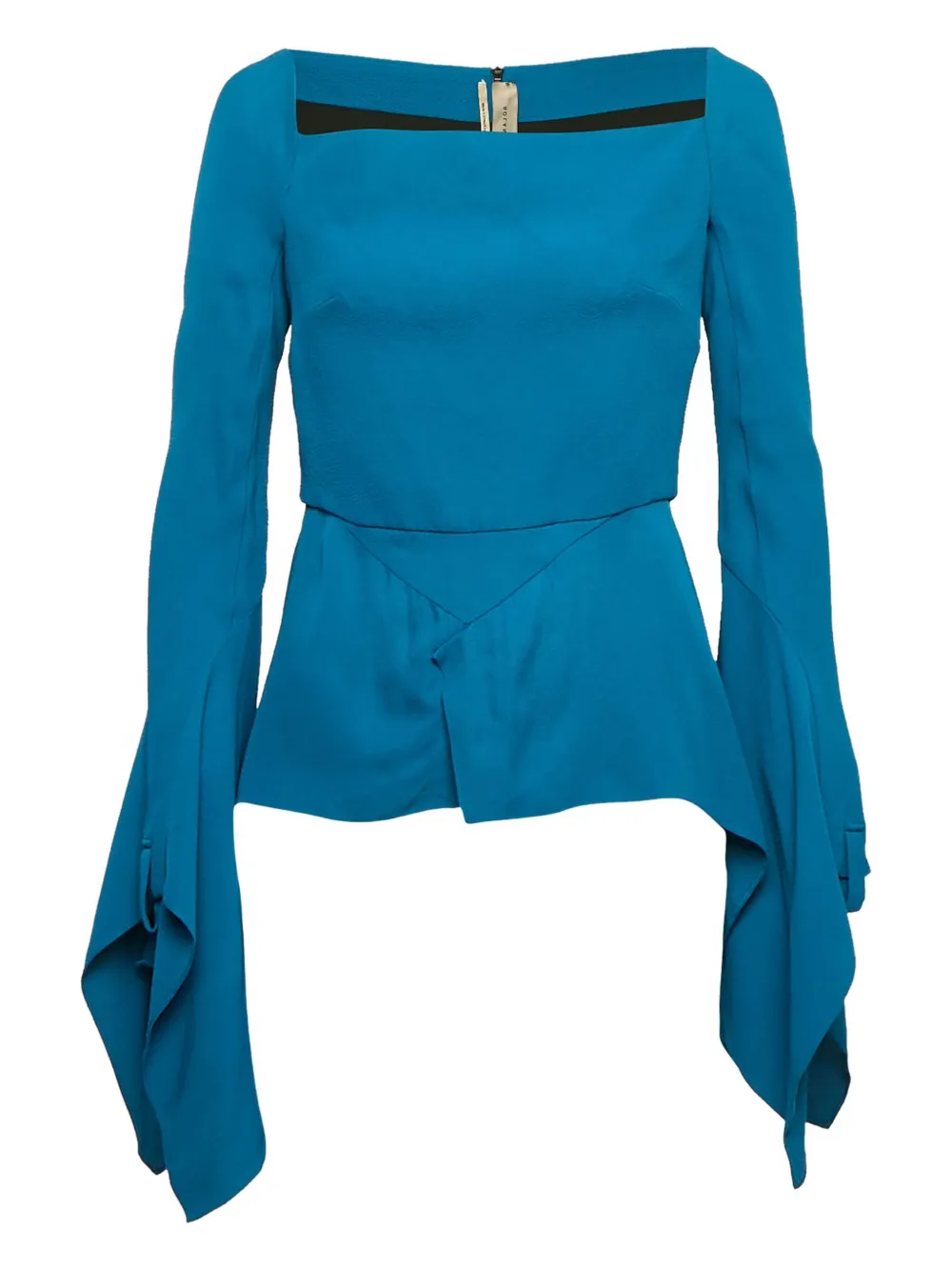 Roland Mouret Drapierte Bluse | Blau | Image 1