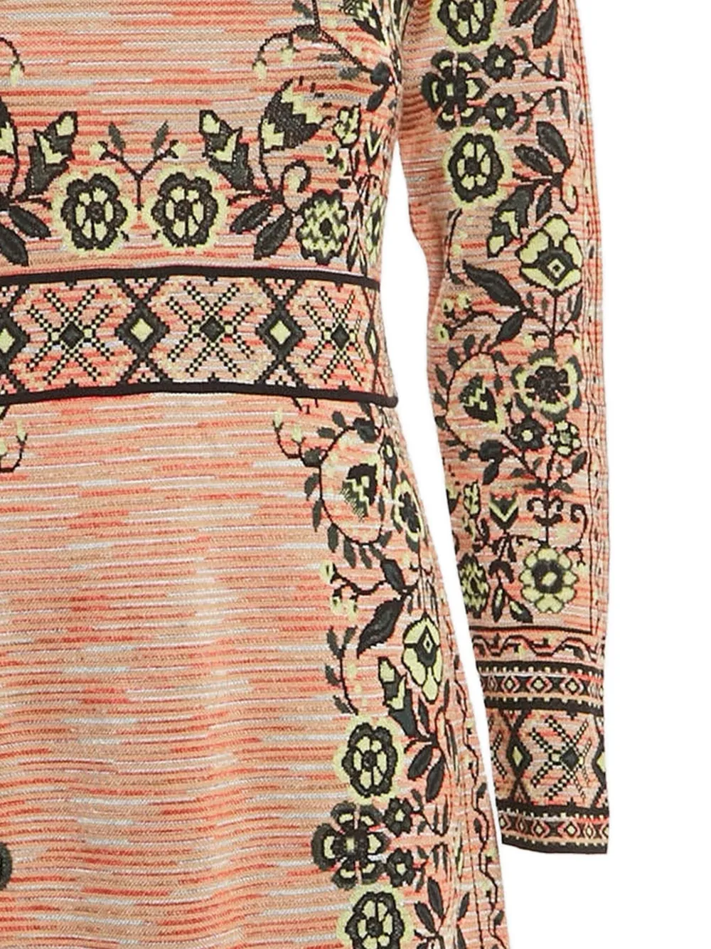 Missoni Pre-Owned 2024 jurk met jacquard-patroon - Beige
