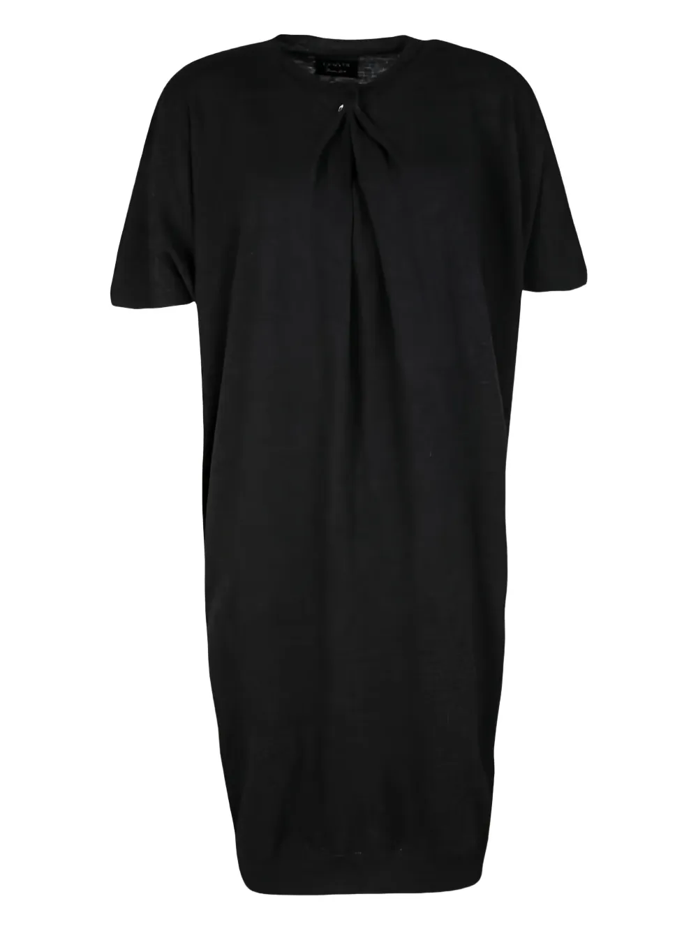 Lanvin Pre-Owned draped-detailing dress | Black | Image 1