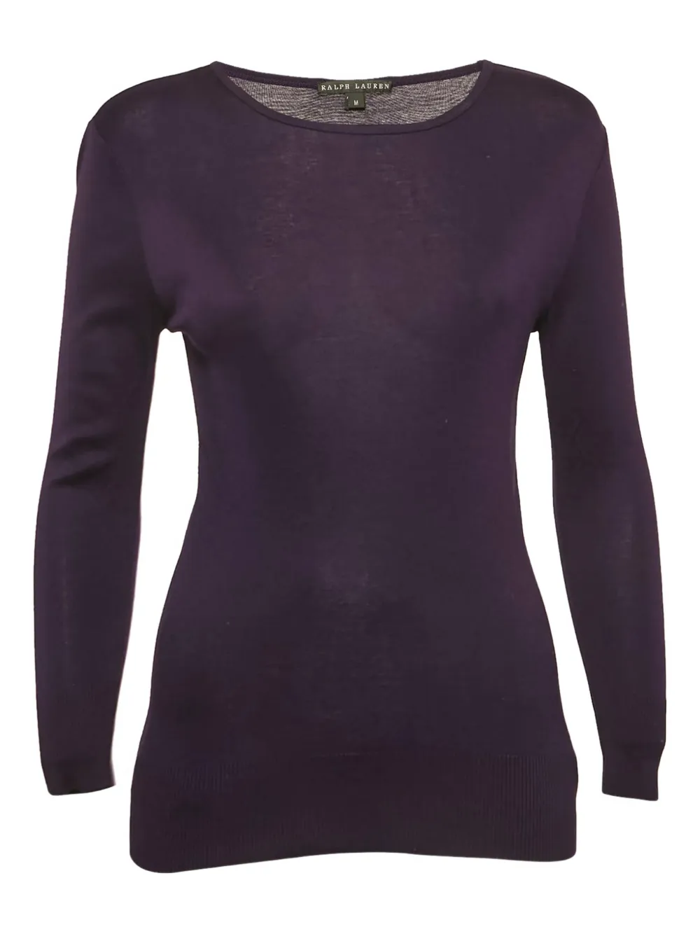 Polo Ralph Lauren Vintage 2024 long sleeve cotton top | Purple | Image 1