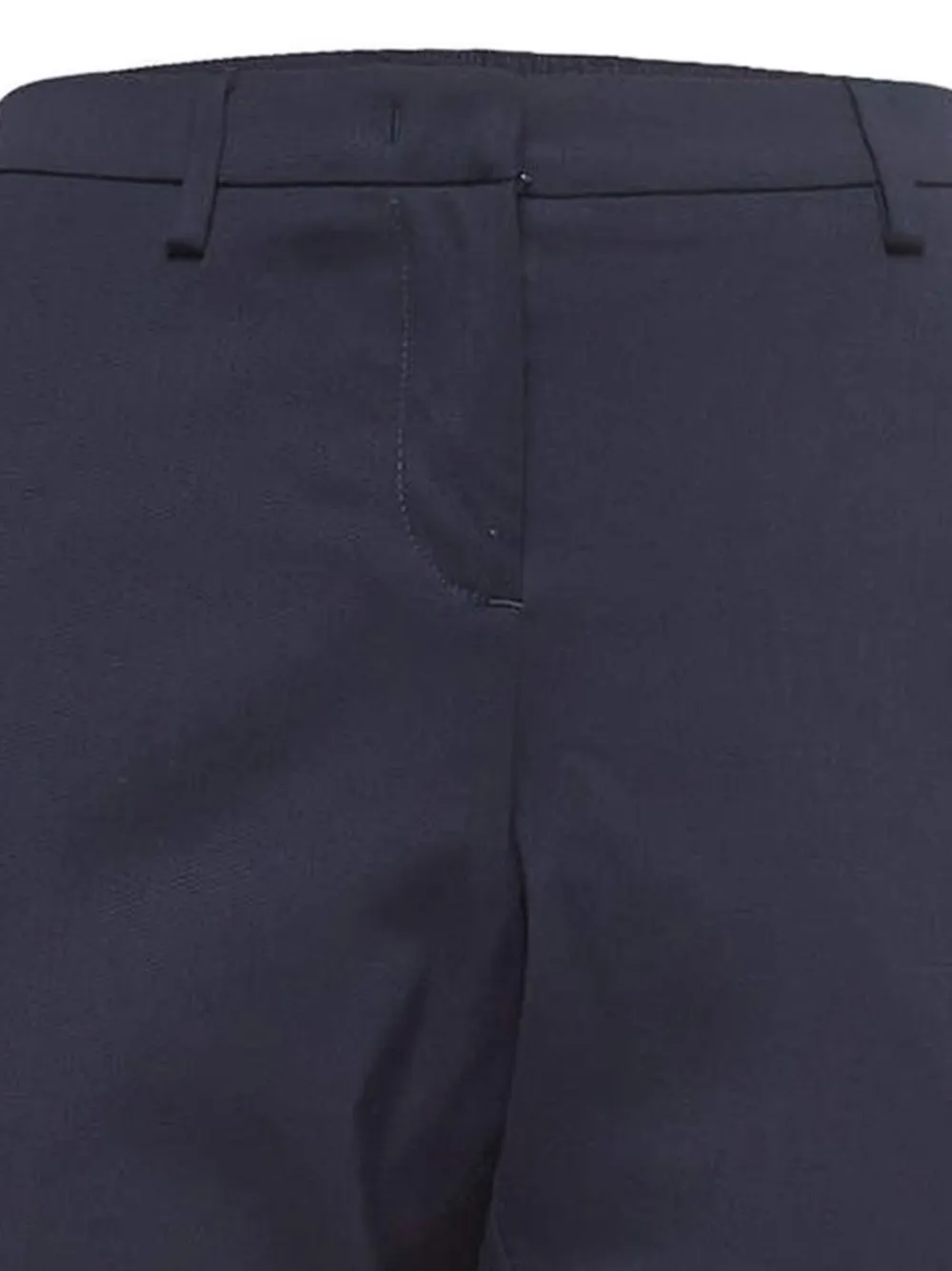 Moncler Vintage Wollen straight broek - Blauw