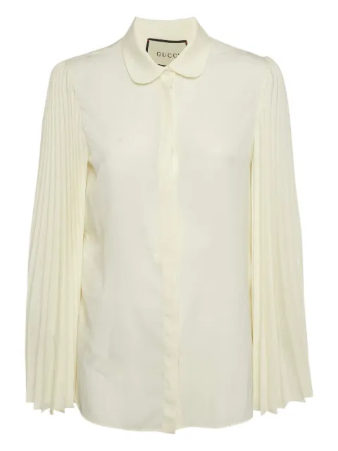 Gucci Pre-Owned pleated blouse