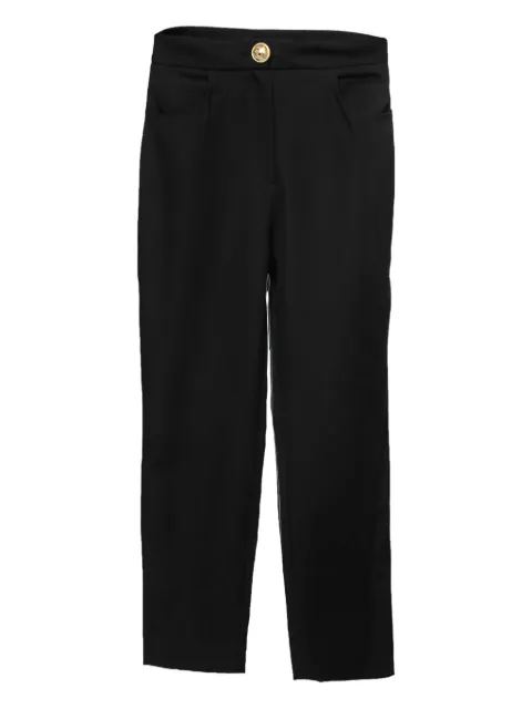 Balmain Pre-Owned jacquard buttoned trousers