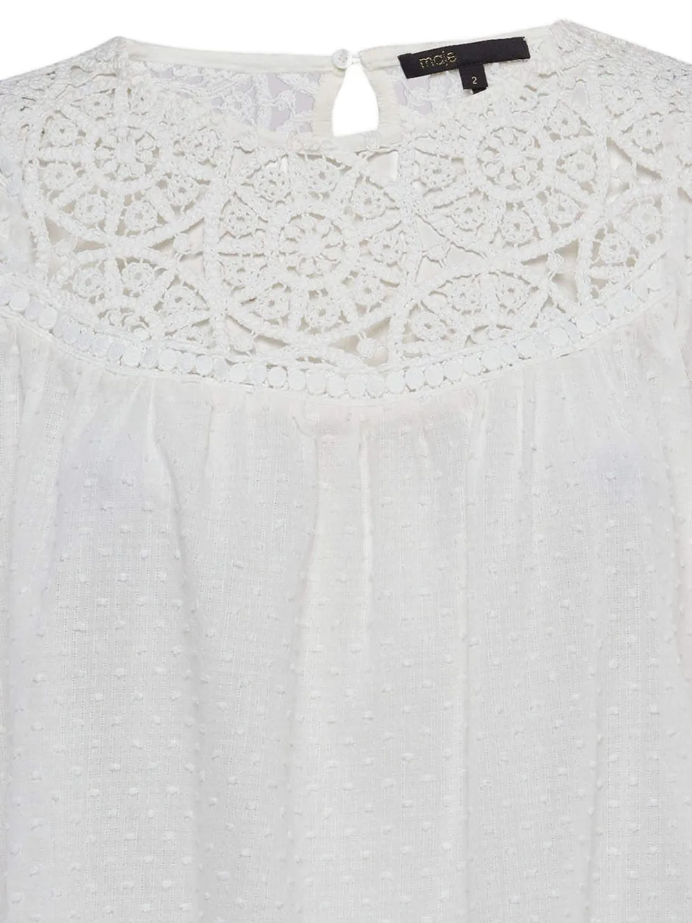 Maje lace dot blouse | Image 2