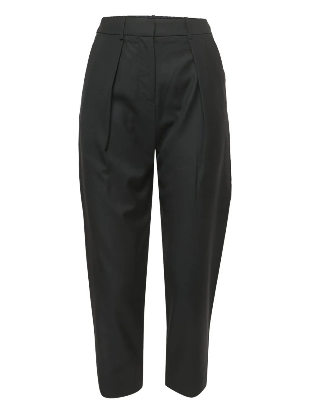 JOSEPH pre-owned pleated-details trousers | Black | Image 1