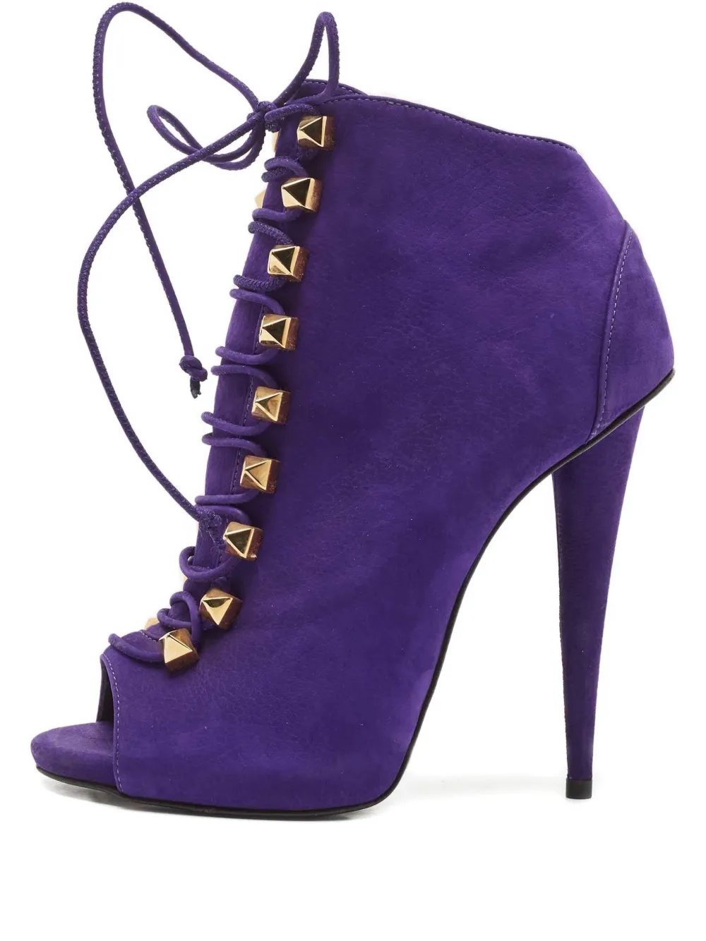 Giuseppe Zanotti Vintage Stiefel aus Wildleder - Violett