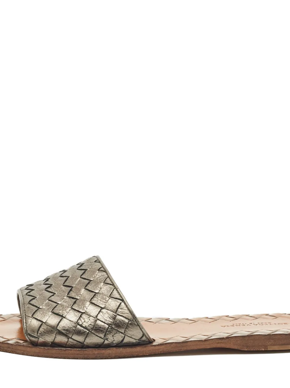 Bottega Veneta Pre-Owned Leren riem - Grijs