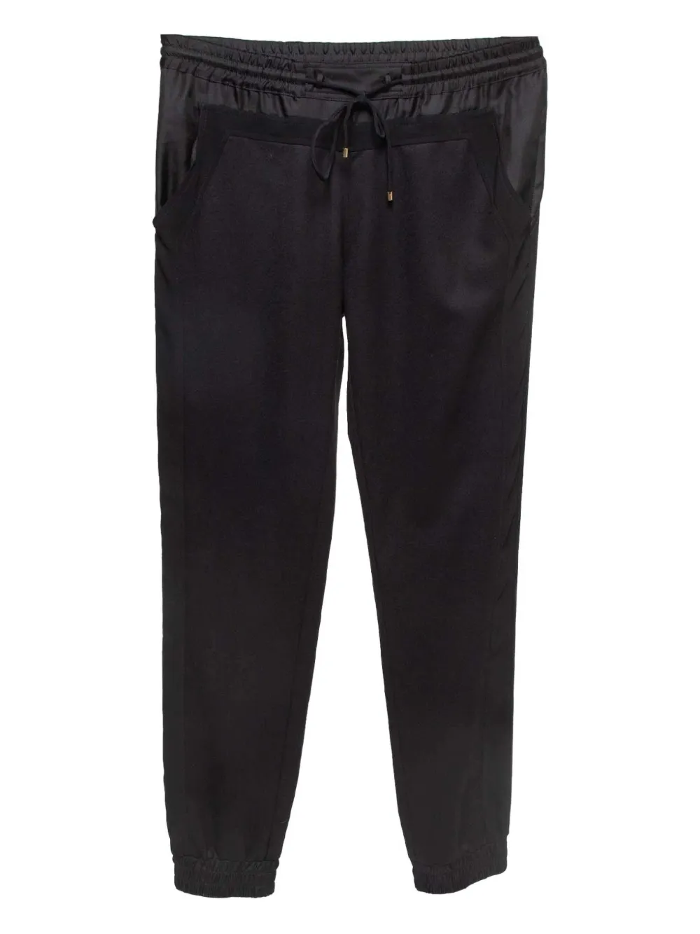Pre-owned Roberto Cavalli Vintage Elasticated-waistband Track Pants In Black