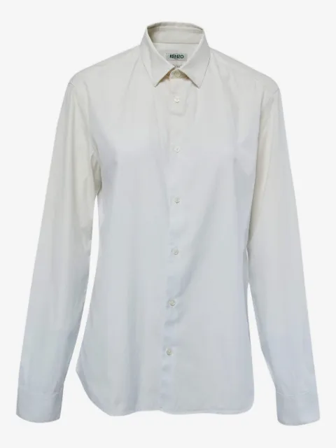Kenzo Pre-Owned crepe long-sleeve shirt