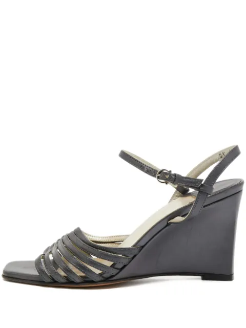 Ferragamo Pre-Owned Wedge-Sandalen 90mm