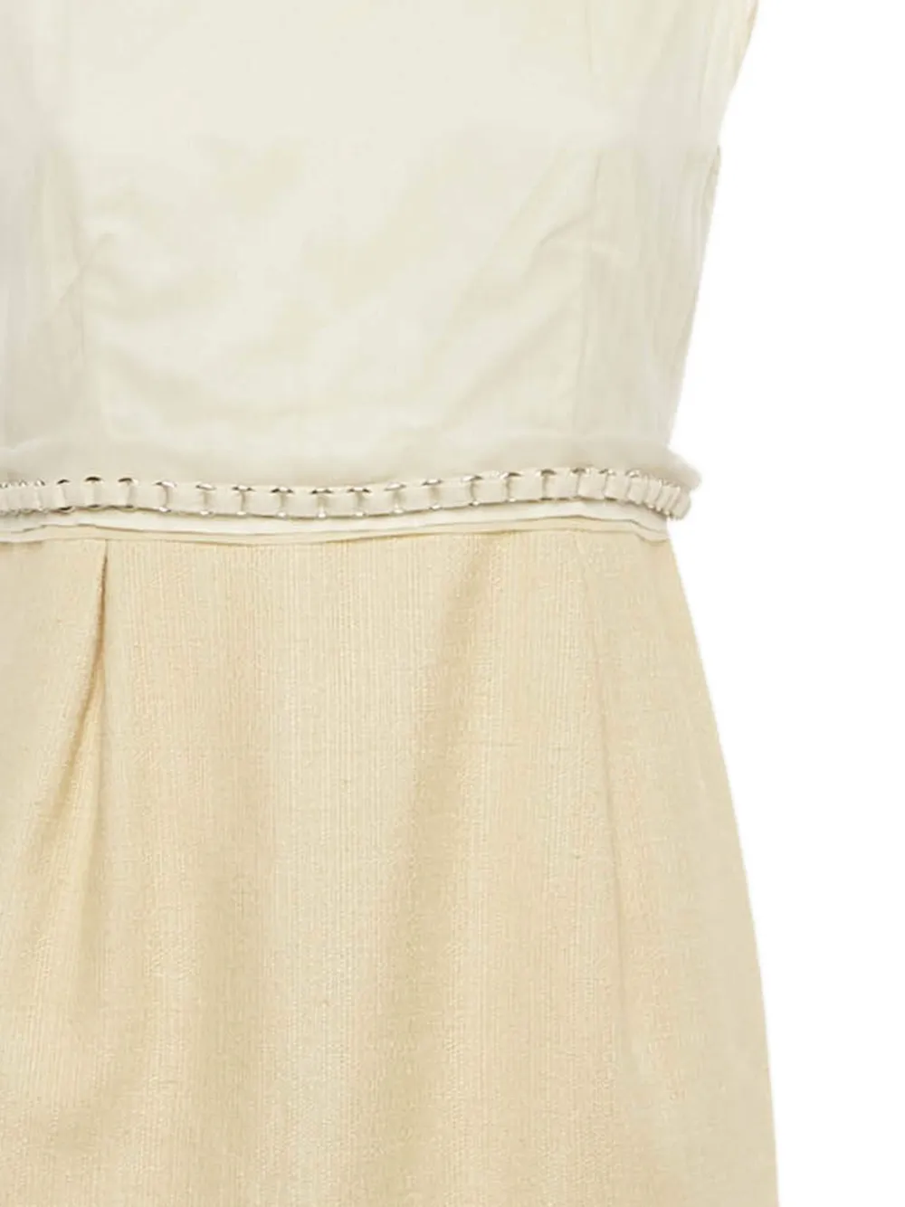 Chloé Pre-Owned 2023 mouwloze jurk met kettingtaille - Beige
