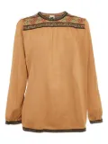 Missoni Pre-Owned intarsia knit-work top - Brown