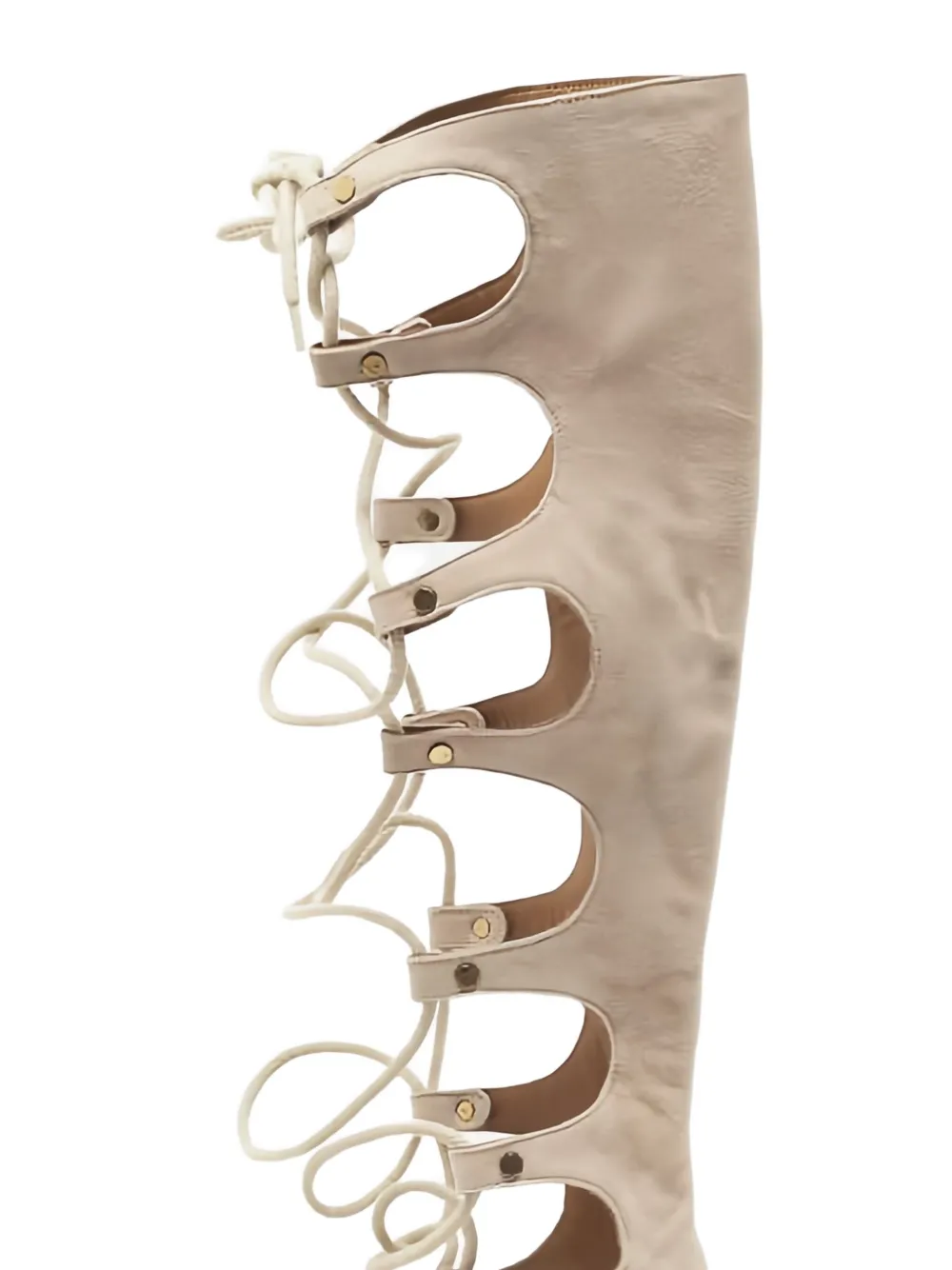 Chloé Pre-Owned 2024s 50 mm sandalen met sleehak en bandjes - Beige