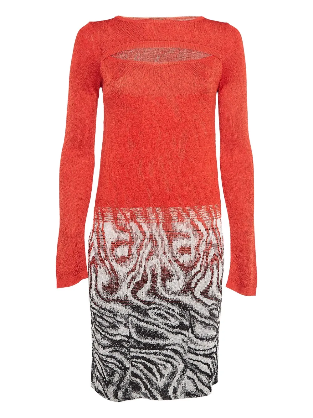 Missoni Pre-Owned keyhole-detail knit dress | Red | Image 1