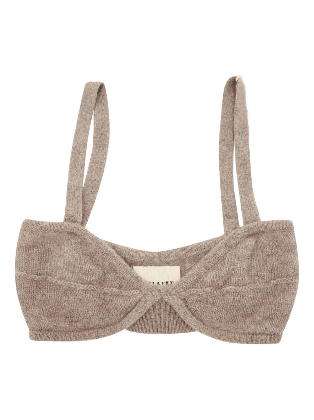 Pre-owned Khaite Cashmere Top In Neutral