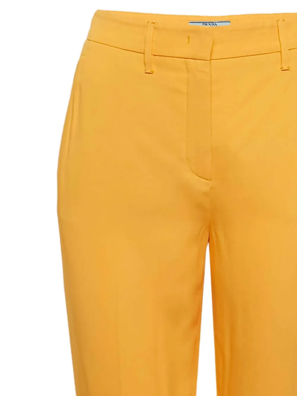 Prada Pre-Owned Broek met verborgen sluiting - Geel