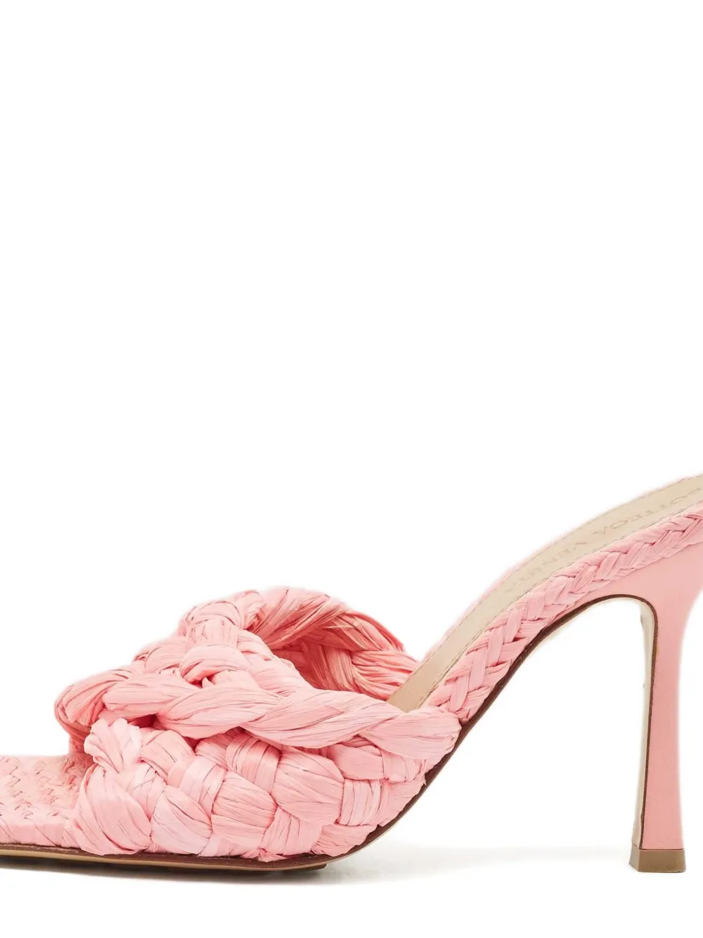 Bottega Veneta Pre-Owned 2024 95 mm Intrecciato muiltjes - Roze