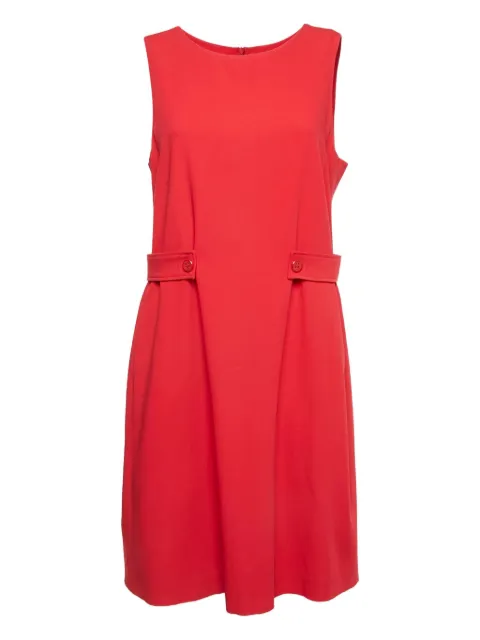 Emporio Armani Pre-Owned button-detail sleeveless midi dress