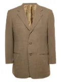 Ermenegildo Zegna Vintage buttoned wool blazer - Brown