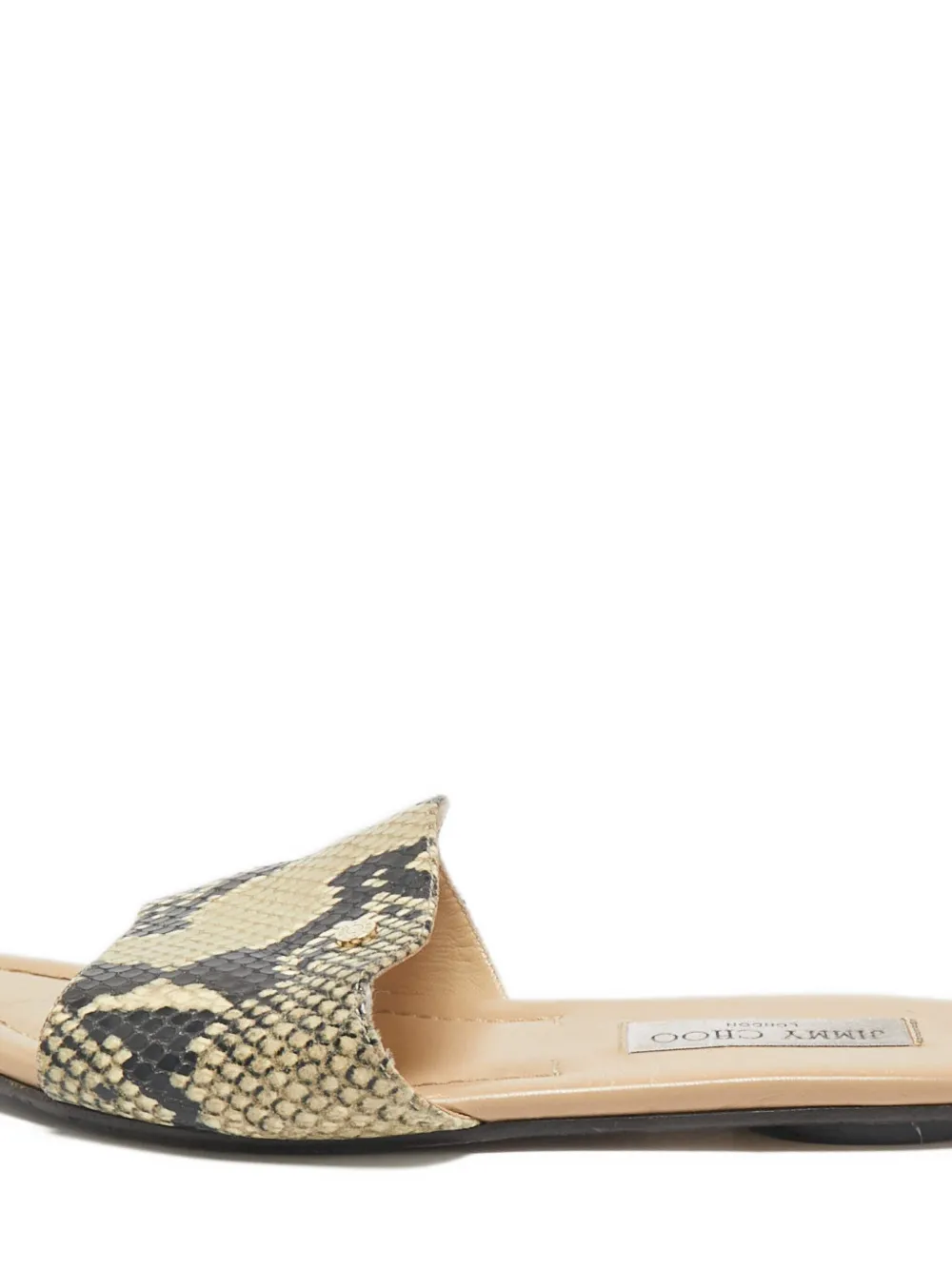 Jimmy Choo Pre-Owned Nanda leren sandalen - Beige