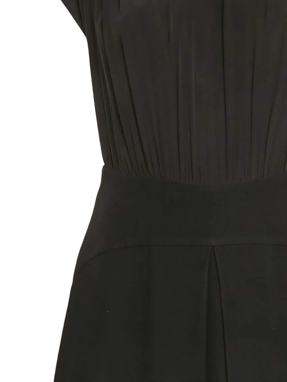 Miu Miu Pre-Owned Geplooide mini-jurk - Zwart