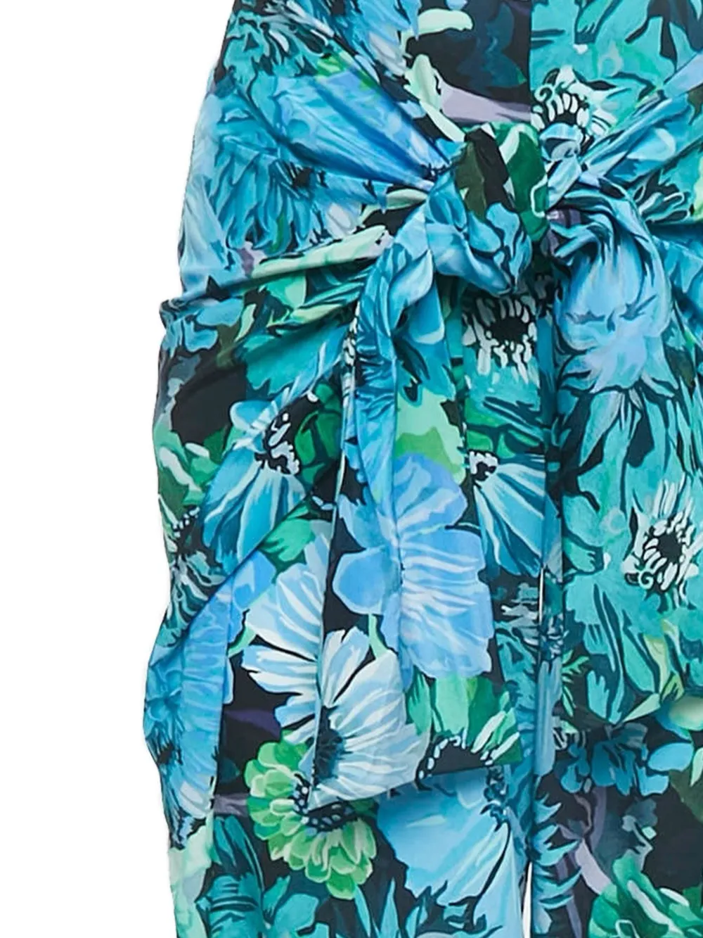 Stella McCartney Pre-Owned Broek met bloemenprint - Blauw