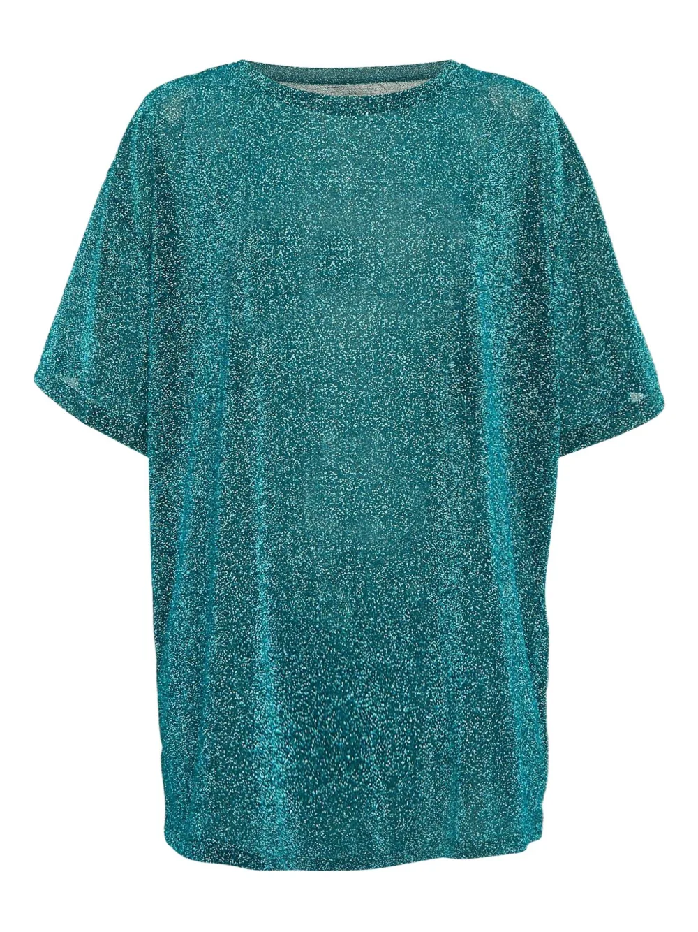 Maison Martin Margiela Pre-Owned metallic-knit T-shirt | Blue | Image 1