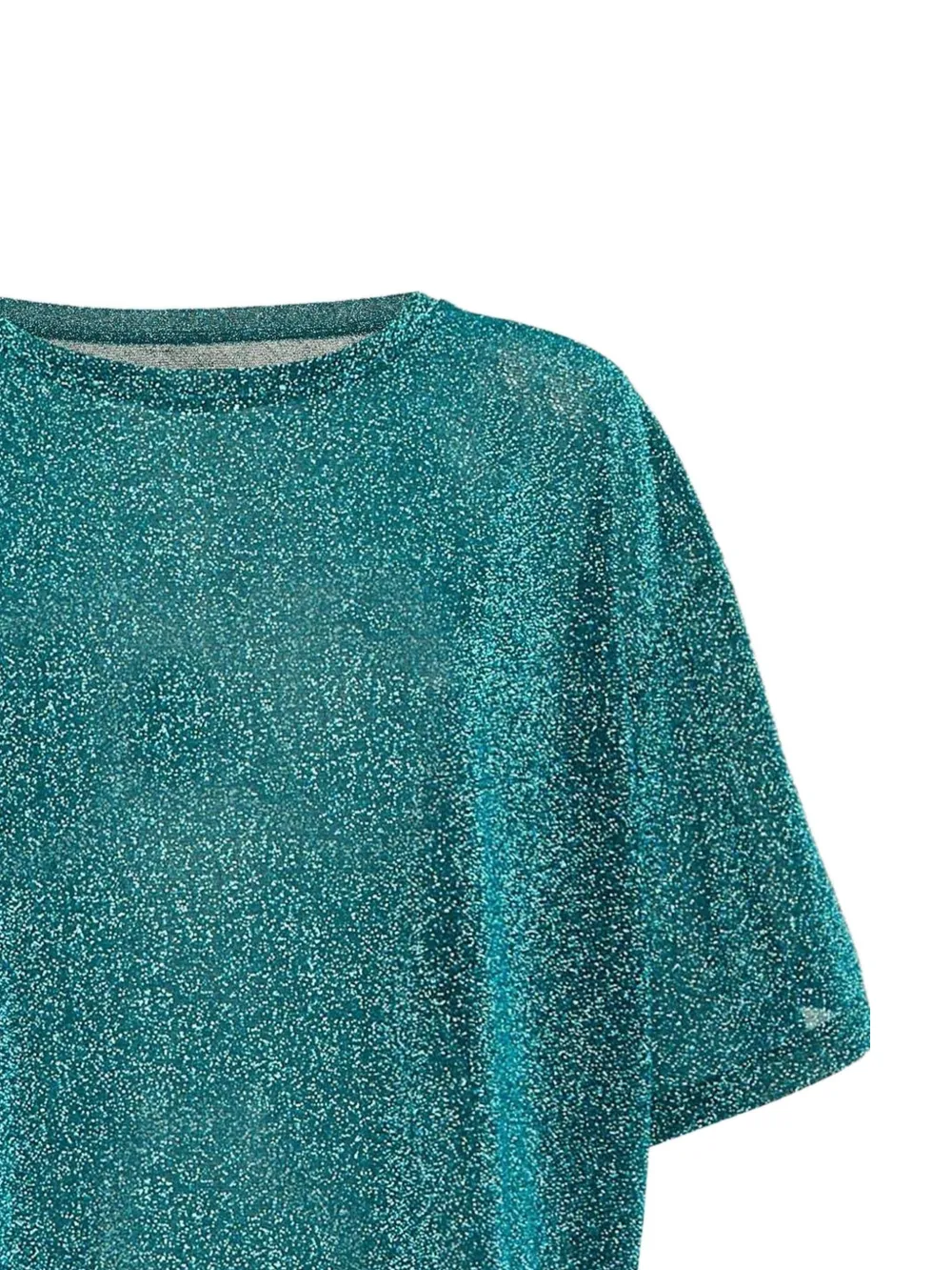 Maison Martin Margiela Pre-Owned metallic-knit T-shirt | Image 2