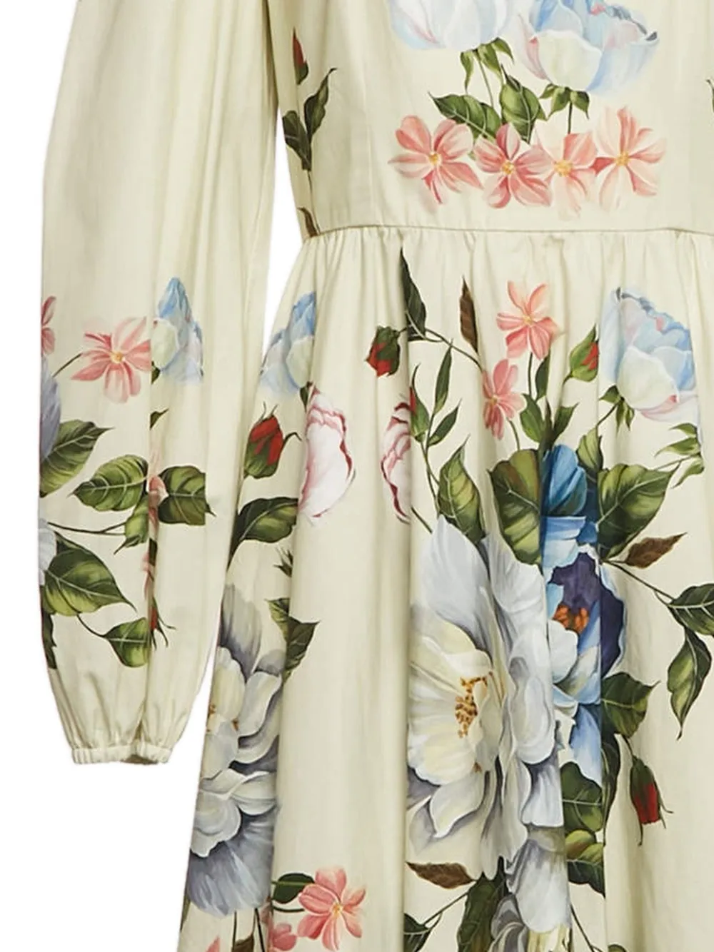 Dolce & Gabbana Pre-Owned Jurk met bloemenprint - Wit