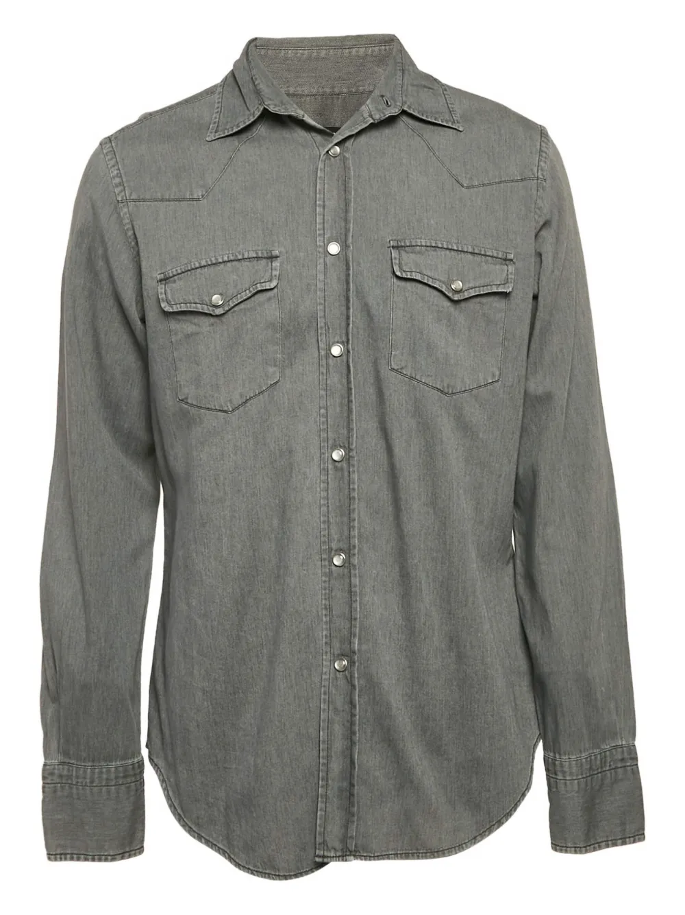 Tom Ford Vintage long-sleeve denim shirt | Grey | Image 1