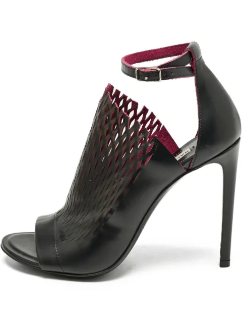 Balenciaga Pre-Owned 115mm Glove laser-cut leather sandals