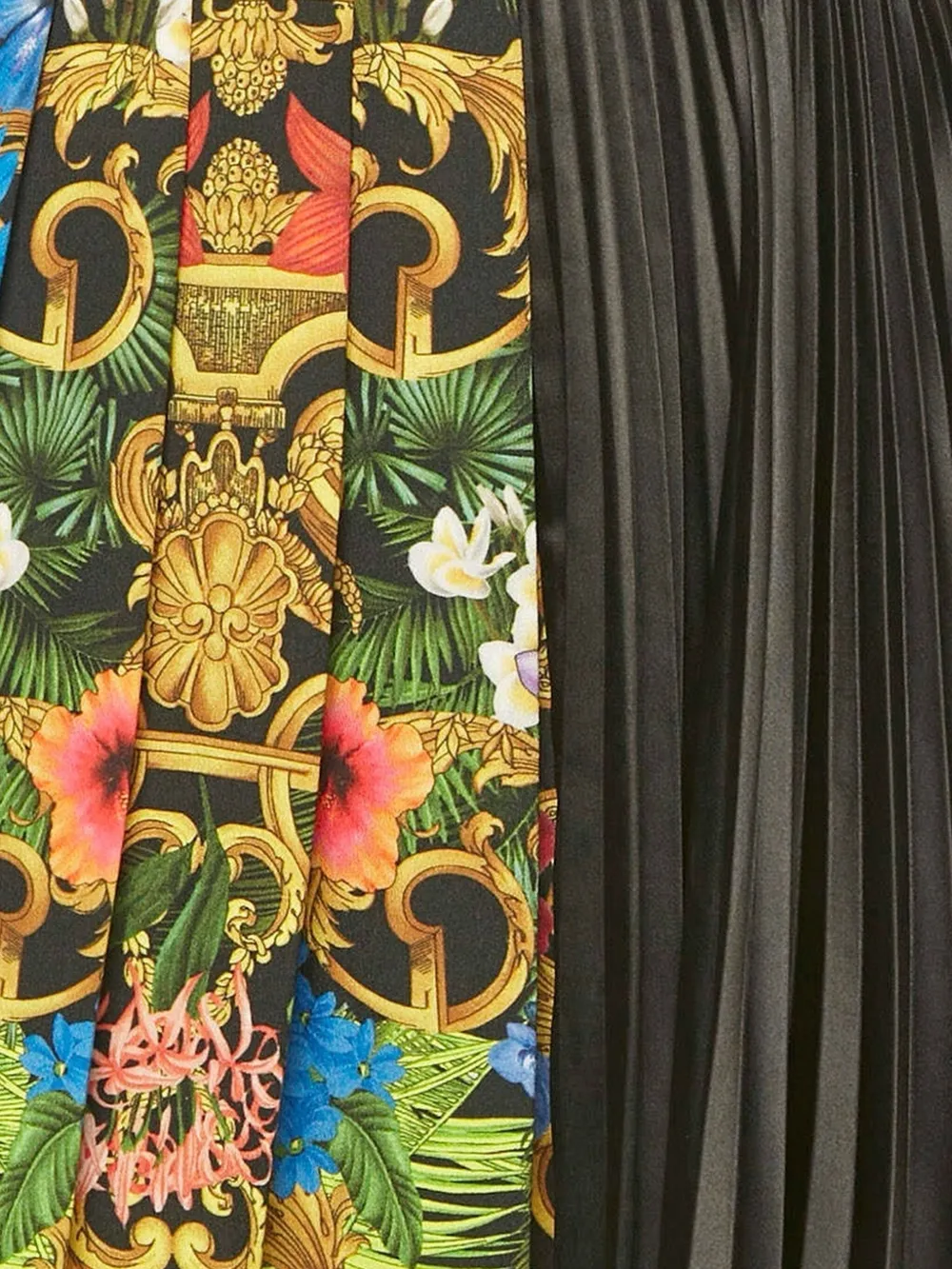 Versace Pre-Owned Mini-rok met geplooide tailleband - Zwart