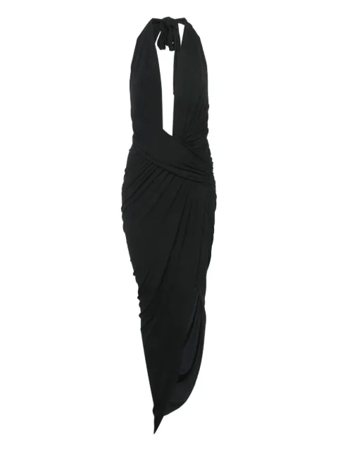 Alexandre Vauthier Pre-Owned halter-neck draped asymmetric dress