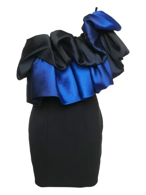 Solace London Pre-Owned ruffle-detail mini dress