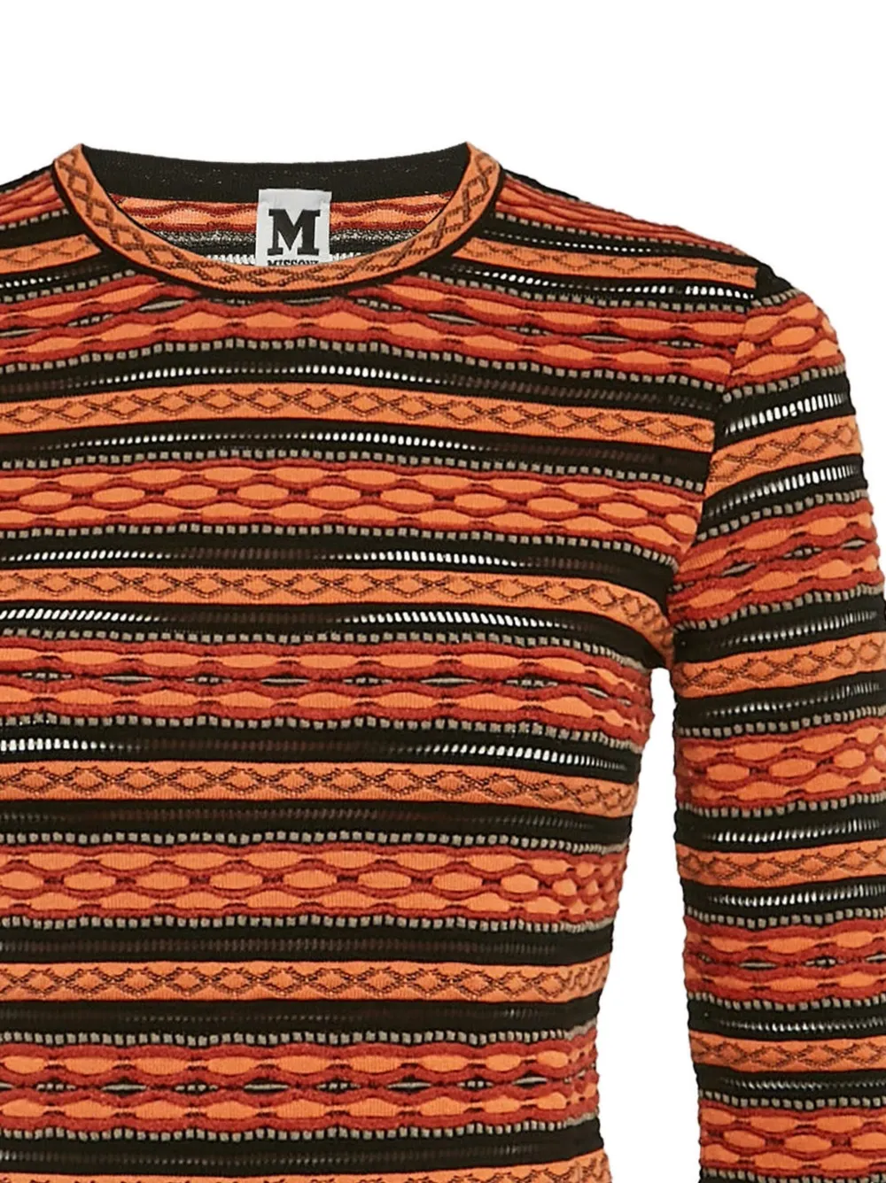 Missoni Pre-Owned 2024 patterned-jacquard T-shirt | Image 2