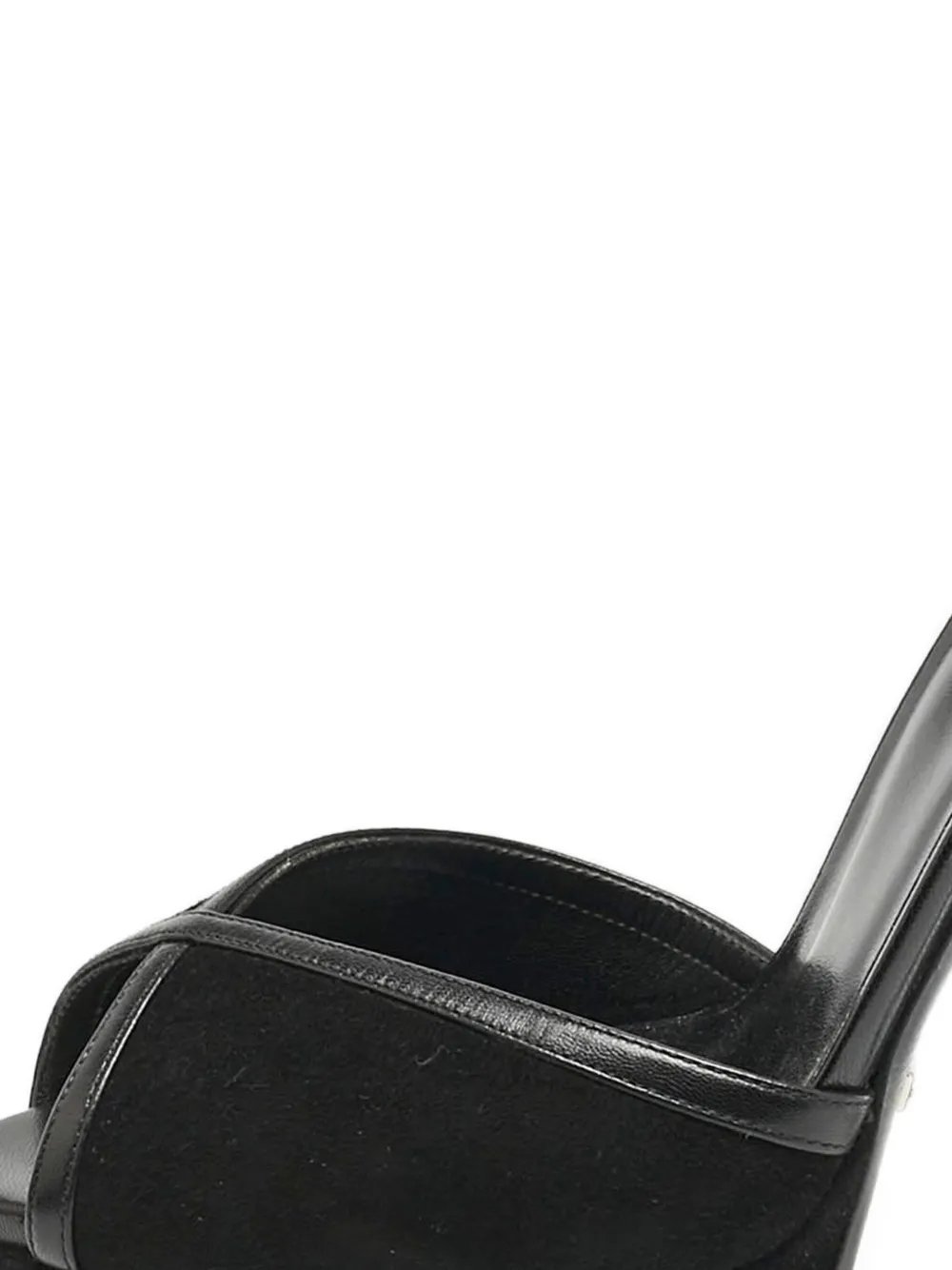 Gucci Pre-Owned Boston leren sandalen - Zwart