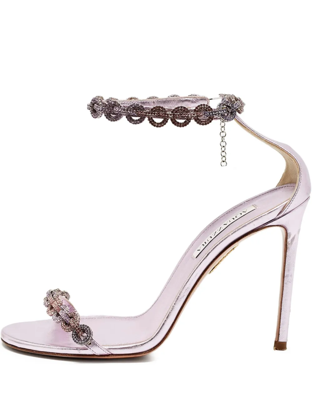 Aquazzura Sandali Love Link con decorazione 115mm - Viola