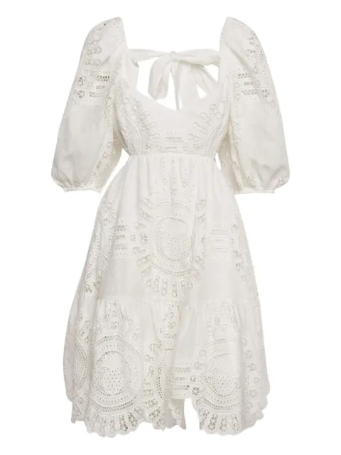 ZIMMERMANN broderie anglaise cotton dress