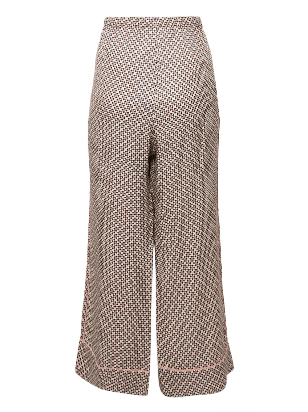 Fendi Pre-Owned geometric-print silk trousers | Image 2