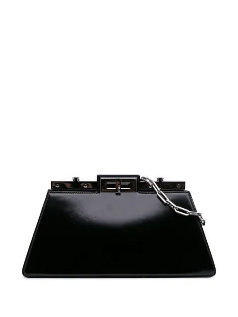 Fendi Pre-Owned 2010-2025 미디엄 레더 피카부 컷 체인 숄더 백