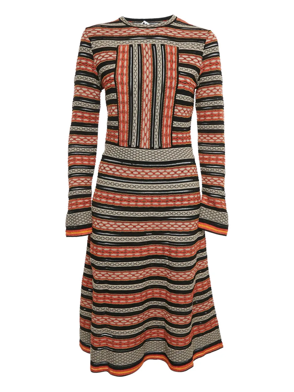 Missoni Pre-Owned striped knit dress | Black | Image 1